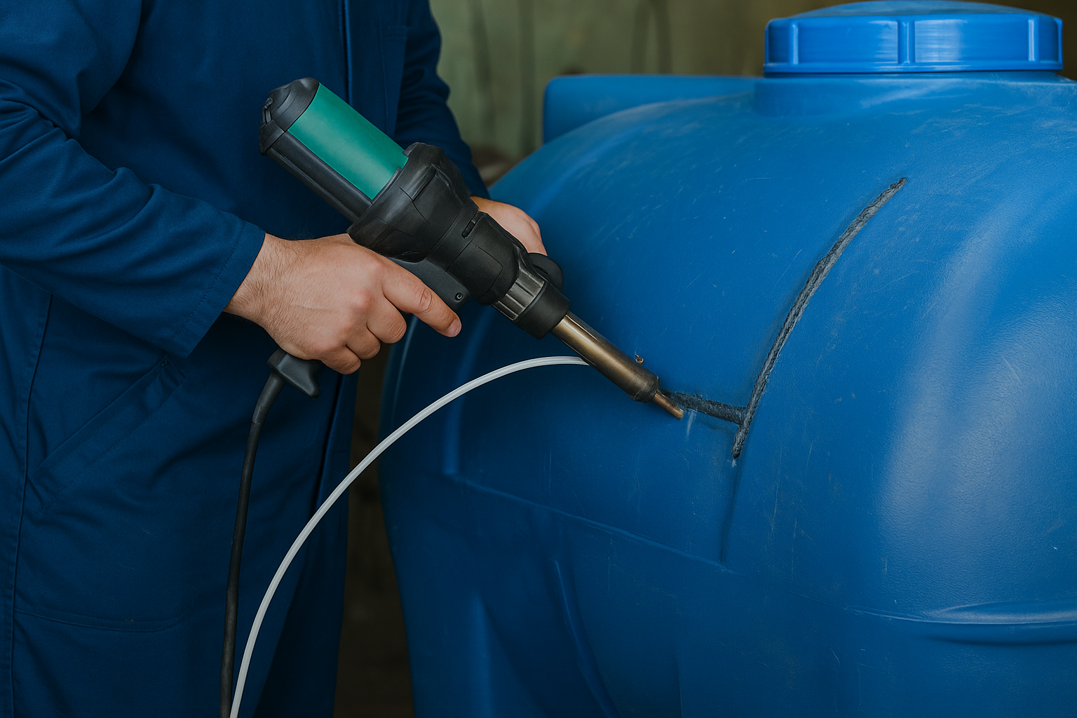 آشنایی با روش‌های نوین تعمیر و جوش پلاستیک مخازن پلی‌اتیلن